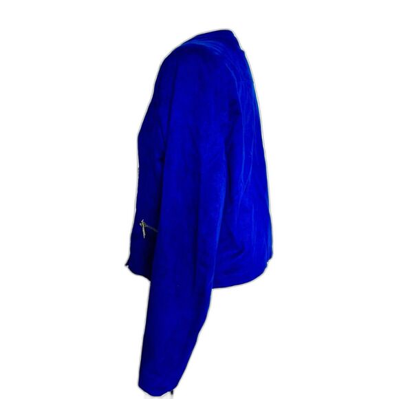 Who What Wear Jacket Blazer Electric Blue Women's Size S - Picture 8 of 8